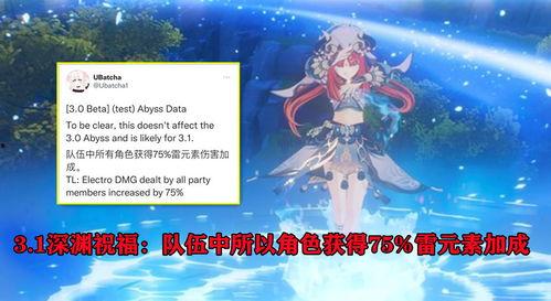 原神3.1卡池爆料最新,新角色与限定武器，探索神秘元素之力